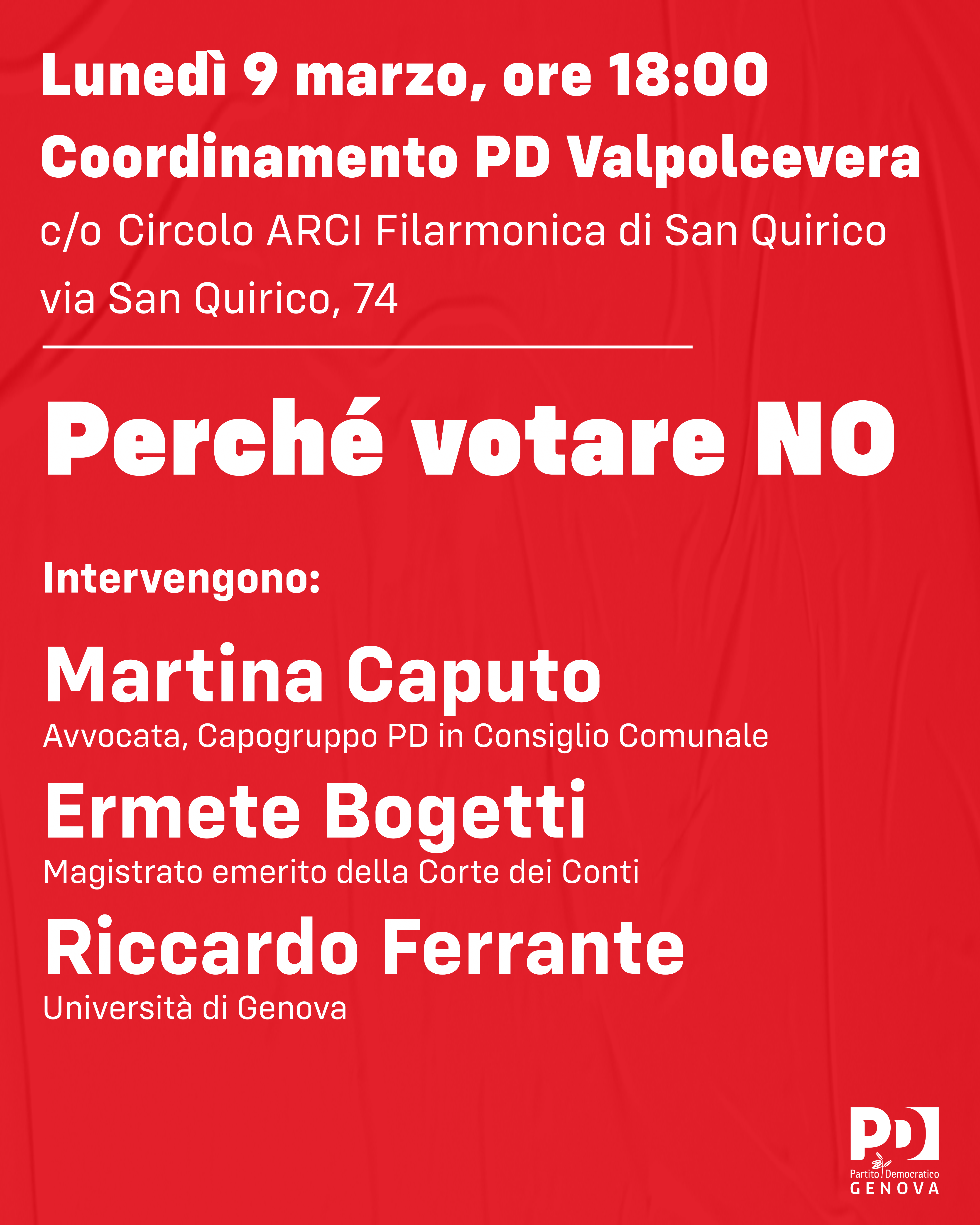Perchè votare NO